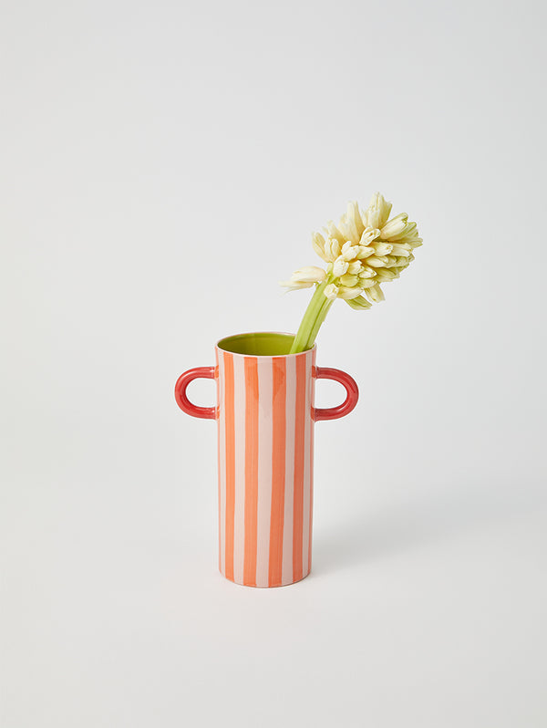 GRIFFE WARM STRIPE BUD VASE