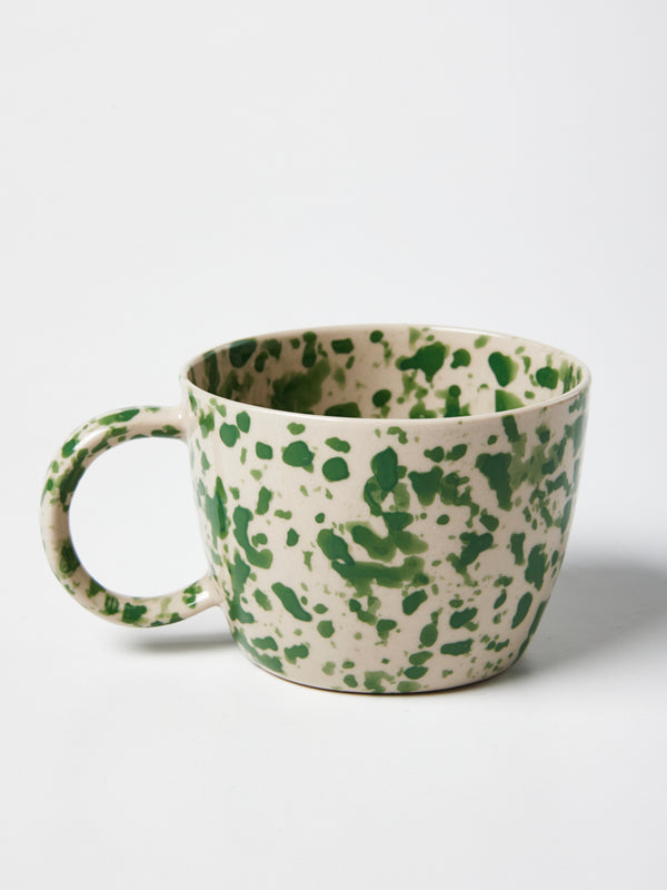 SPLATTER CHINO MUG GREEN