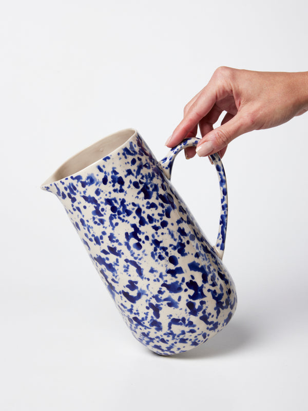 SPLATTER JUG BLUE