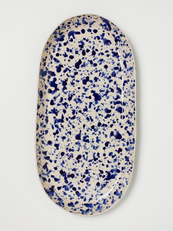 SPLATTER BLUE PLATTER