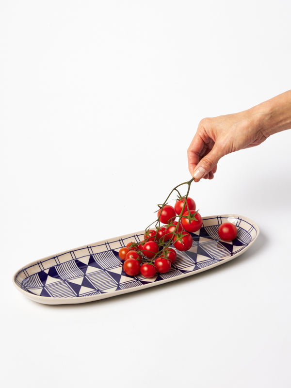 CARAVAN SNACK PLATTER INDIGO