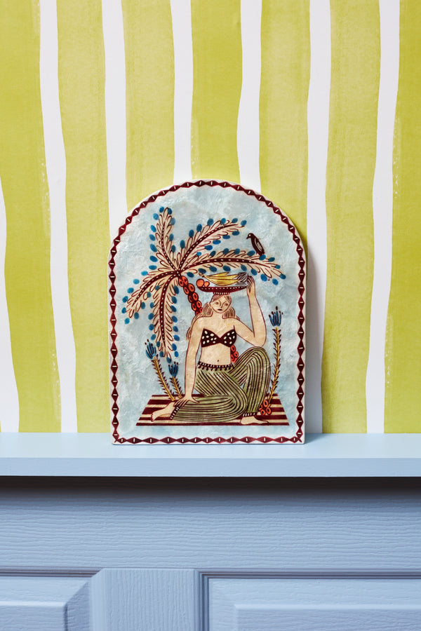 BANANA MOON WALL ART ARCH