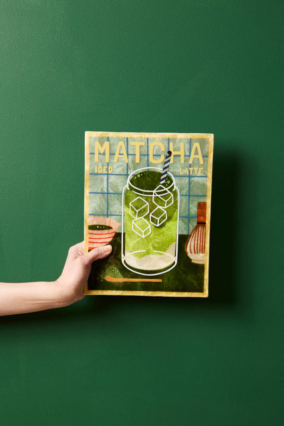 BARISTA WALL ART MATCHA
