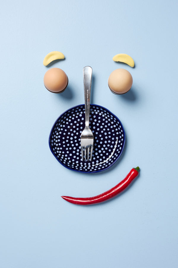 CHINO DISH NAVY SPRINKLE