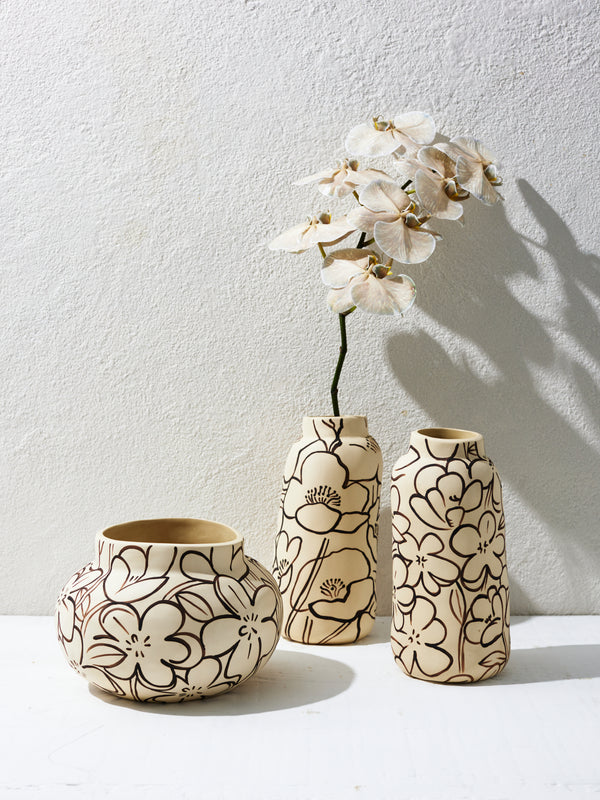 TENDER FRANGIPANI BOWL VASE